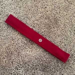 Lululemon Athletica Red Hairband